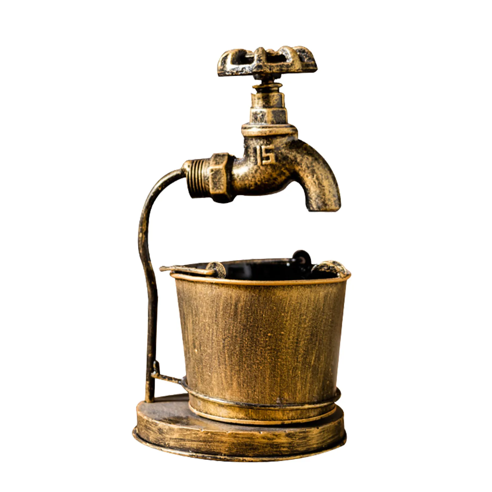 

Retro Faucet Iron Ashtray Creative Practical Wrought Iron Decorative Faucet Ashtray Creative Ash Tray For Bar Office Hotel