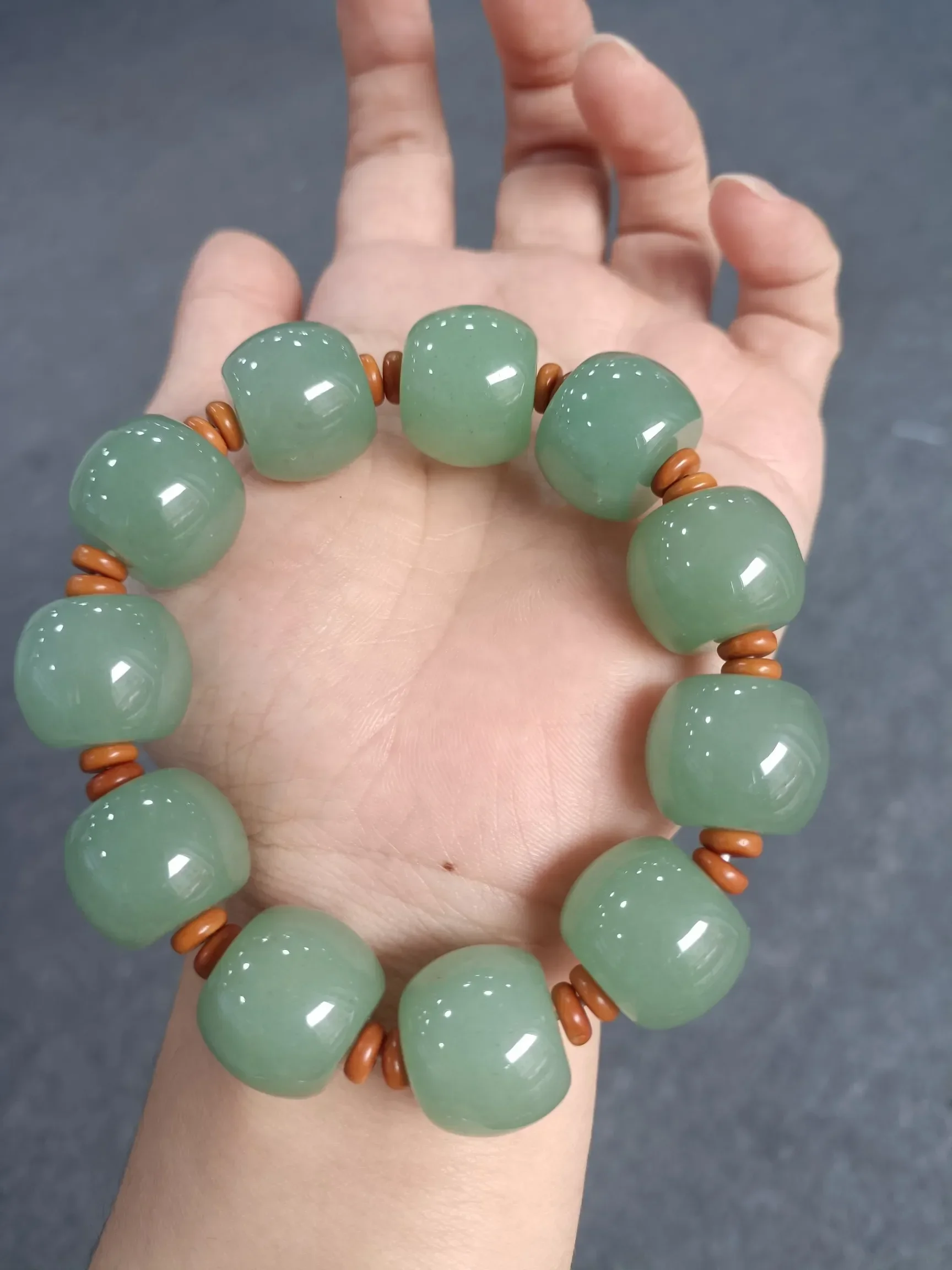 Натуральные нефритовые струны Dongling для мужчин и женщин элегантные натуральные