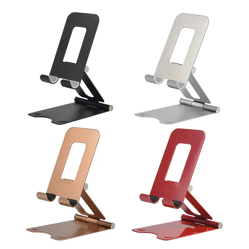 

Metal Desktop Tablet Holder Table Mobile Foldable Extend Support Desk Cell Phone Holder Stand for IPhone IPad Adjustable Stands