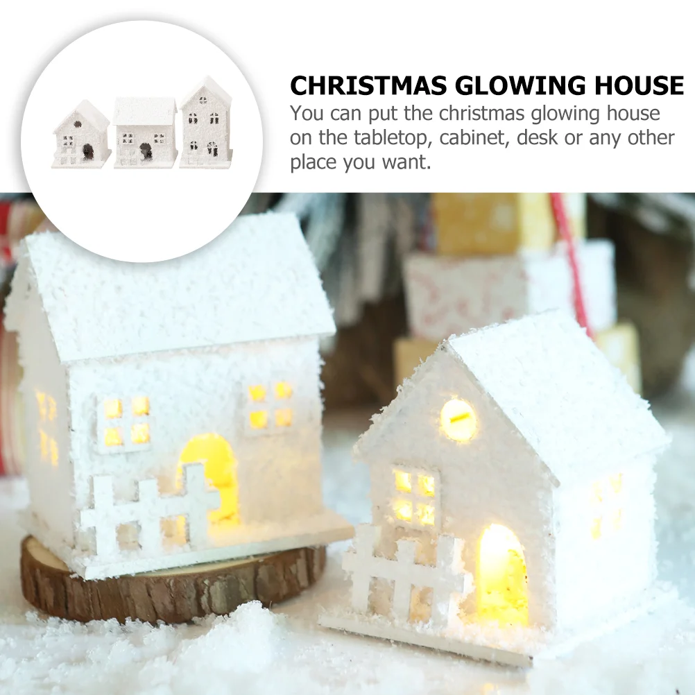 Рождественские домики с подсветкой гирлянда надувное свечение Navideñas En Oferta