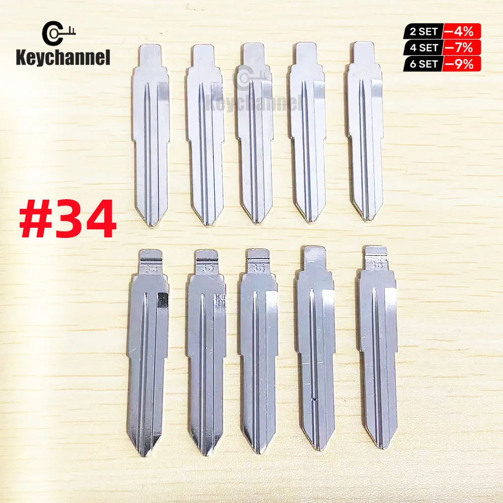 10 шт. металлический Автомобильный ключ #34 KD дистанционный запасной ключ с пустой головкой для Hyundai матрица заменяемый ключ для Xhorse KEYDIY слесарный инструмент а дж голлов код судьбы матрица путь истинного я