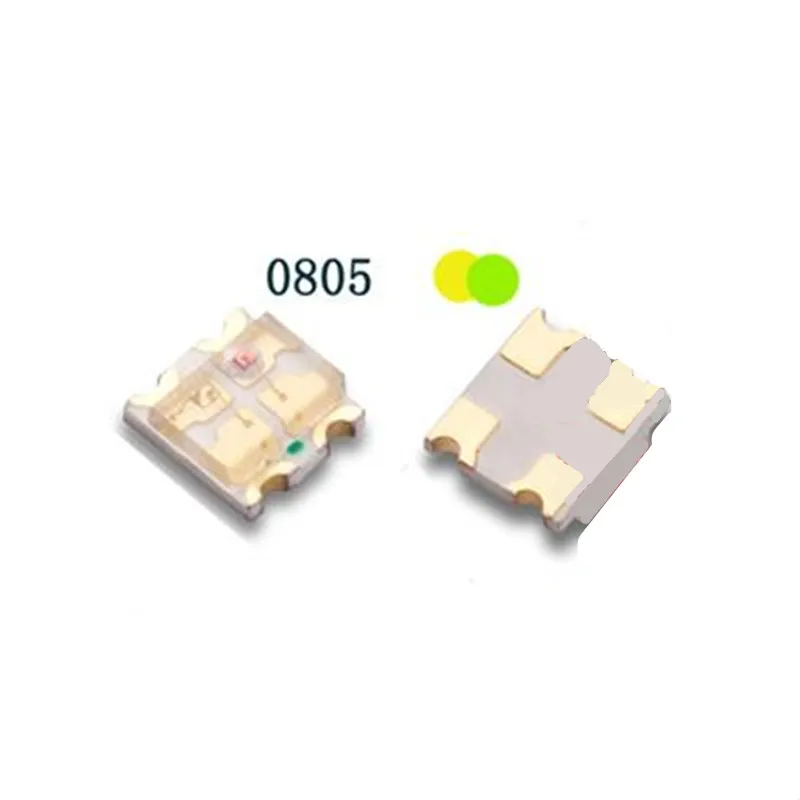 

1000PCS Highlight 0805 Yellow Yellow-green 2 Color LED 1615 SMD Light Bead Diode