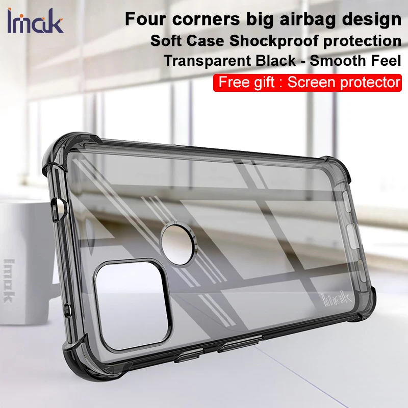 IMAK Мягкий Силиконовый противоударный защитный чехол с подушкой безопасности