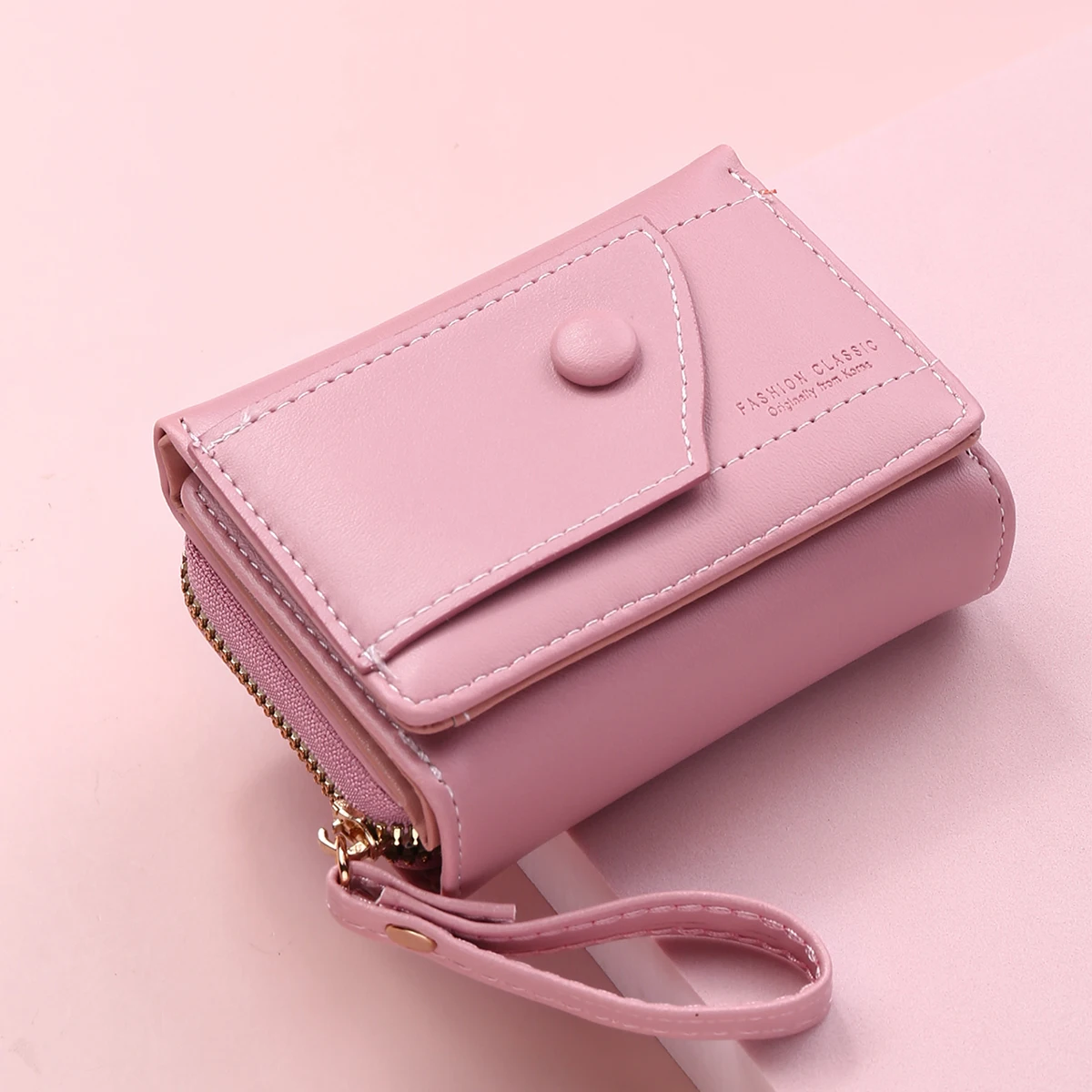 

New Fashion Women Wallet PU Leather Ladies Small Pocket Coin Purse Female Hasp Mini Clutch Card Credit