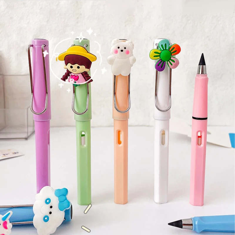 

New Technology Unlimited Automatic Pencil Sharpening High Tech Children Mechanical Stationery For School Supplies Pencils
