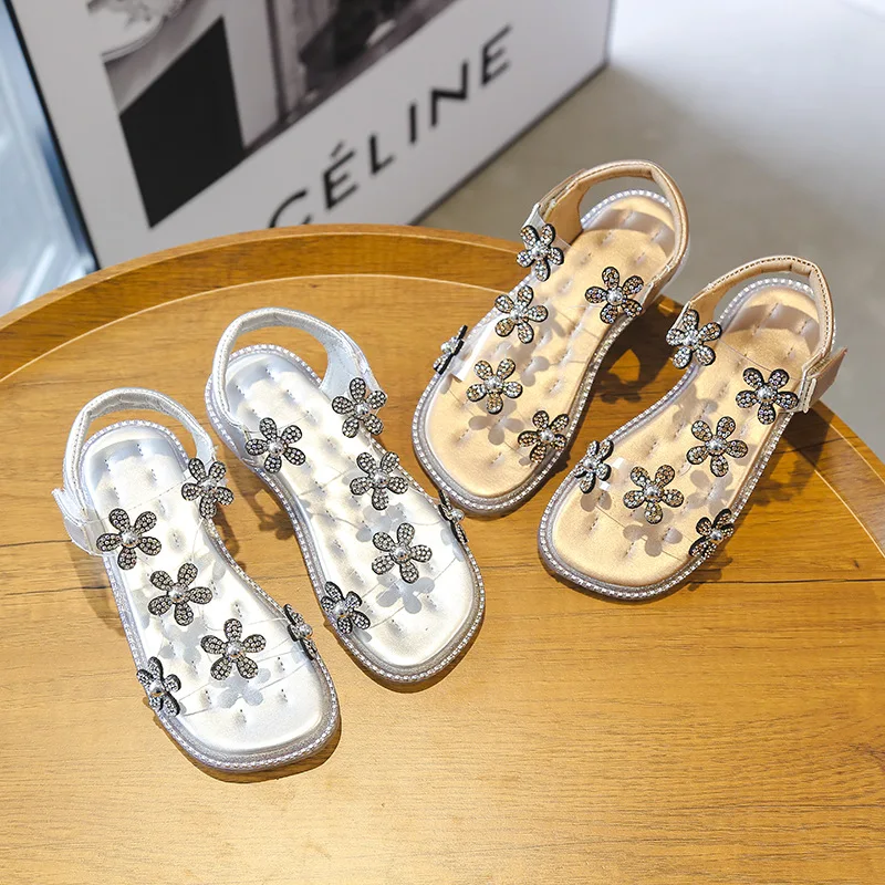 

Girls sandals princess summer new non-slip soft sole children sandals baby girls shoes kids sandals girls little girl shoes
