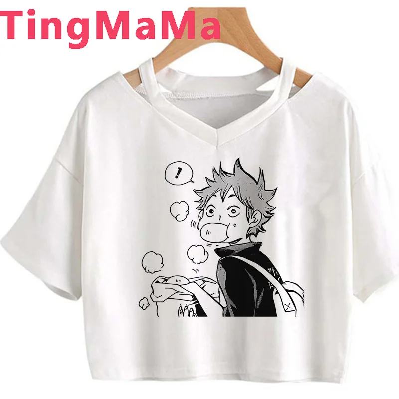 

Женский топ с рисунком Oya Haikyuu Kuroo