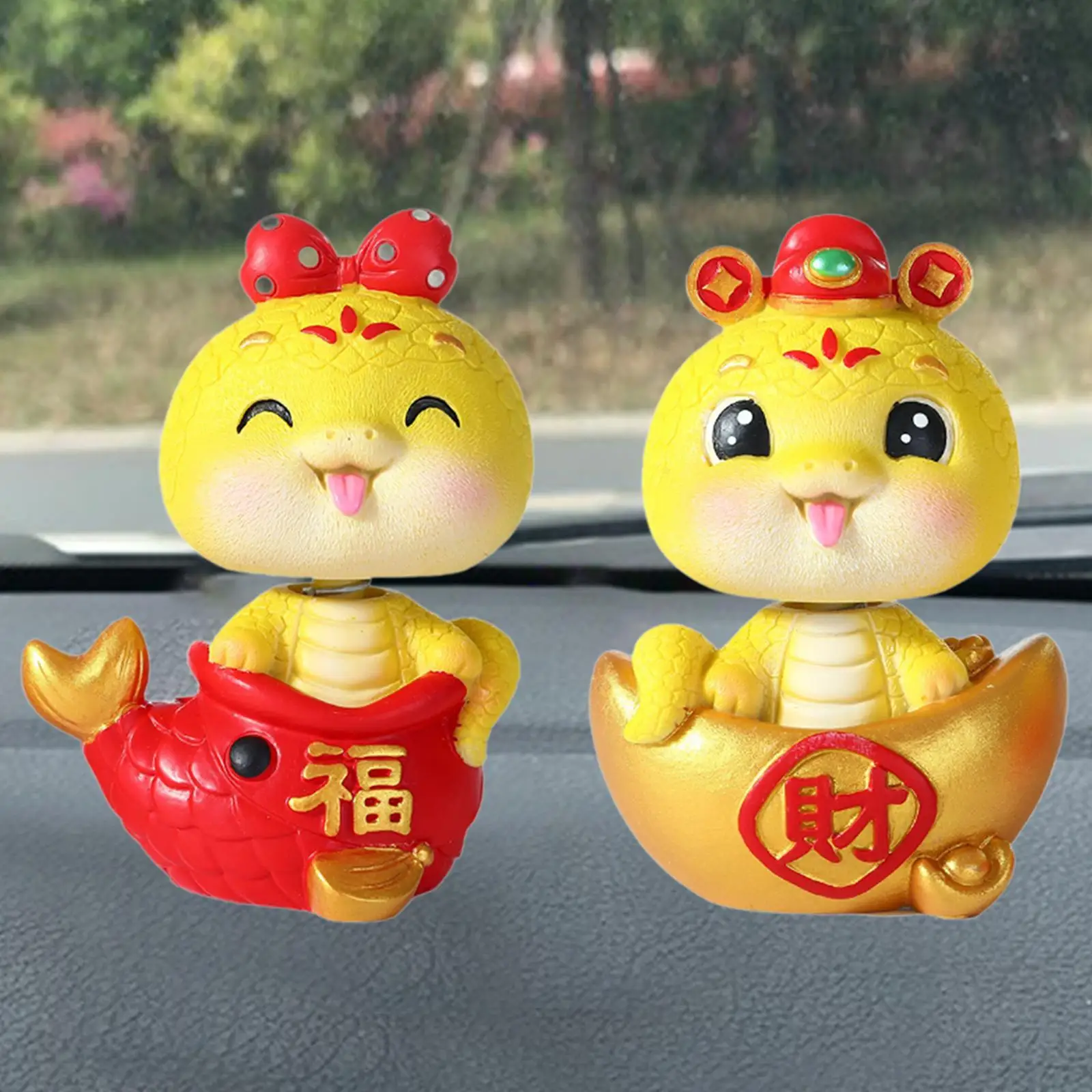 Потрясающая голова змеи украшение для приборной панели автомобиля домашняя