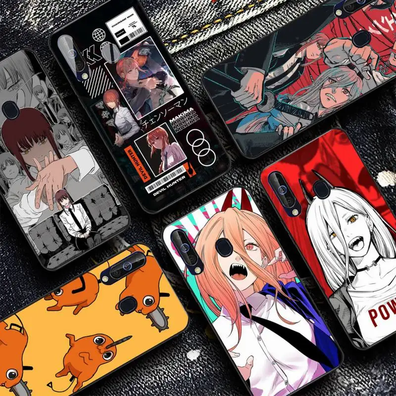 

Japan Cartoon Anime Chainsaw Man Phone Case for Samsung A51 01 50 71 21S 70 31 40 30 10 20 S E 11 91 A7 A8 2018
