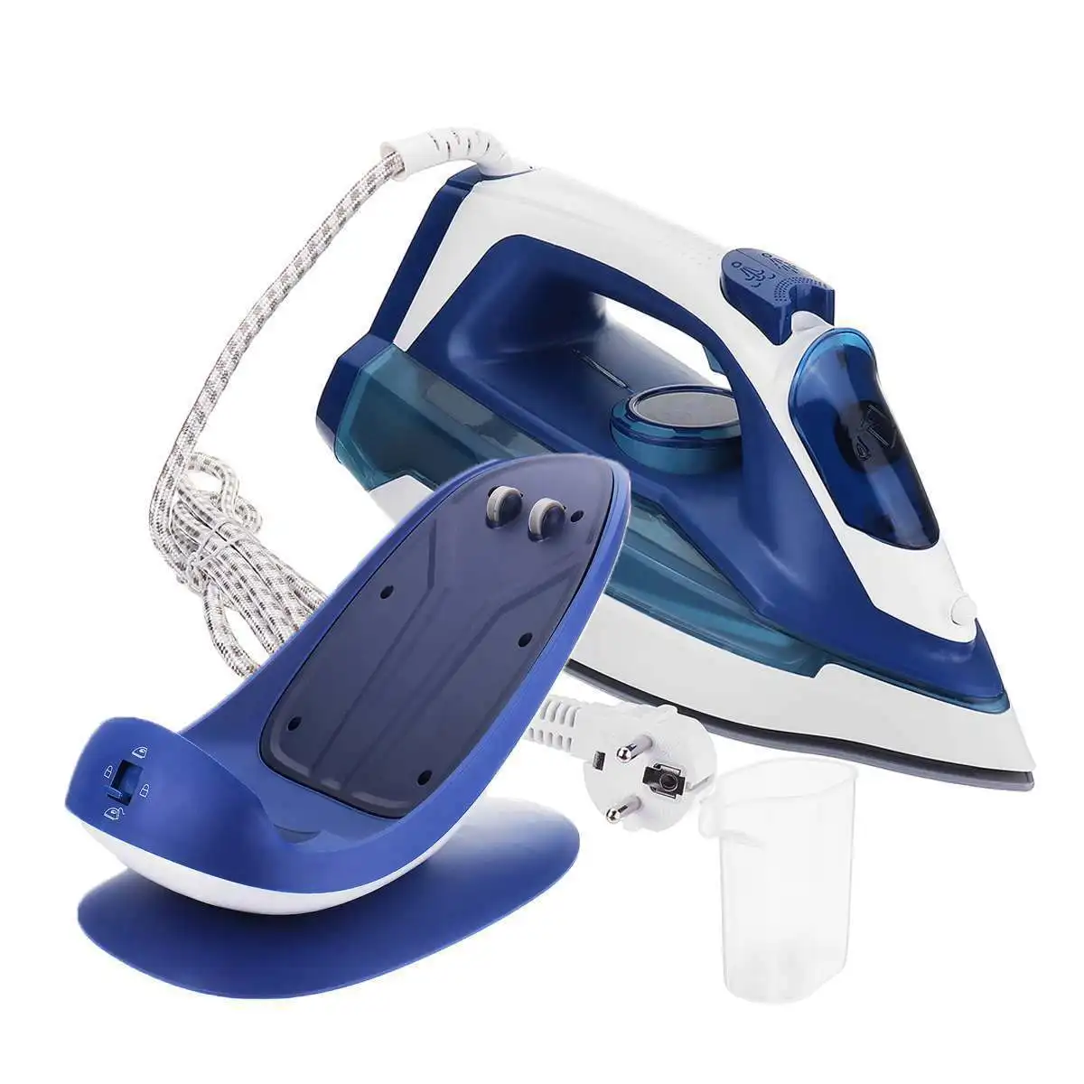 Professional Grade Clothes Steamer Cordless Steam Iron 2400W Overheat Safety Protection & Variable Steam Control