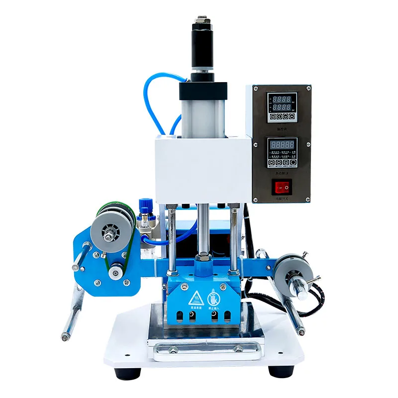 

518-A пневматическая машина для горячего тиснения с логотипом карты, кожей, ПВХ, тиснения, бумаги, анодированный алюминий, машина для горячего ...
