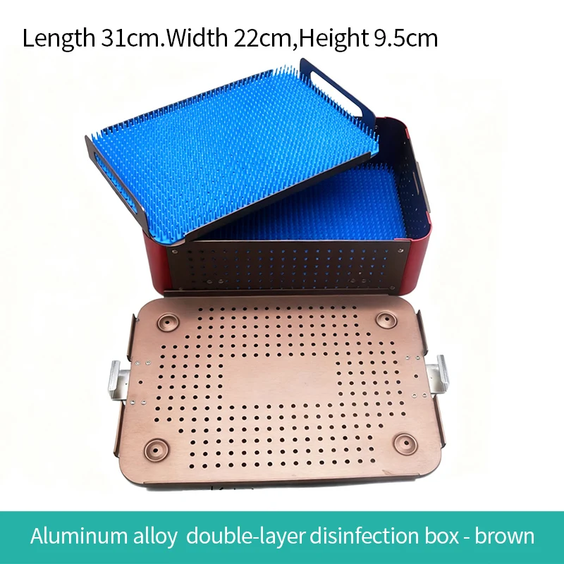 

Коробка для дезинфекции хирургических инструментов из алюминиевого сплава Коробка для микрохирургических инструментов Дезинфекция высокой температуры и высокого давления