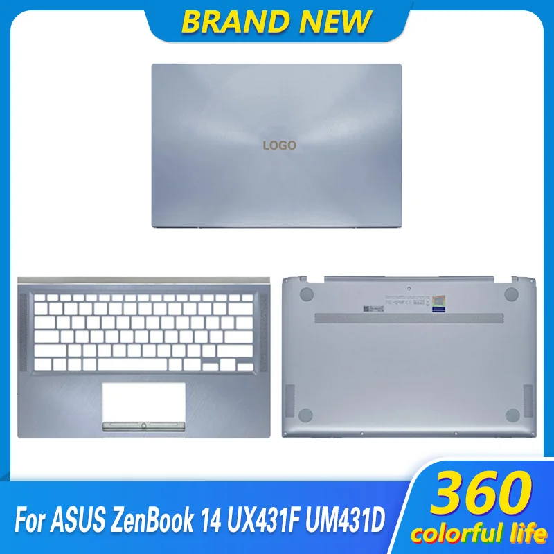 

New LCD Back Cover For ASUS ZenBook 14 UM431D RM431D UX431F UM431DA BX431 U4500 U4500F Palmrest Upper Lower Bottom Cover Topcase