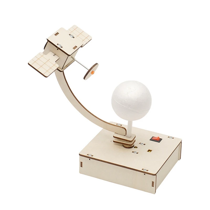 Вращающаяся дорожка спутниковая аэрокосмическая модель космическая станция