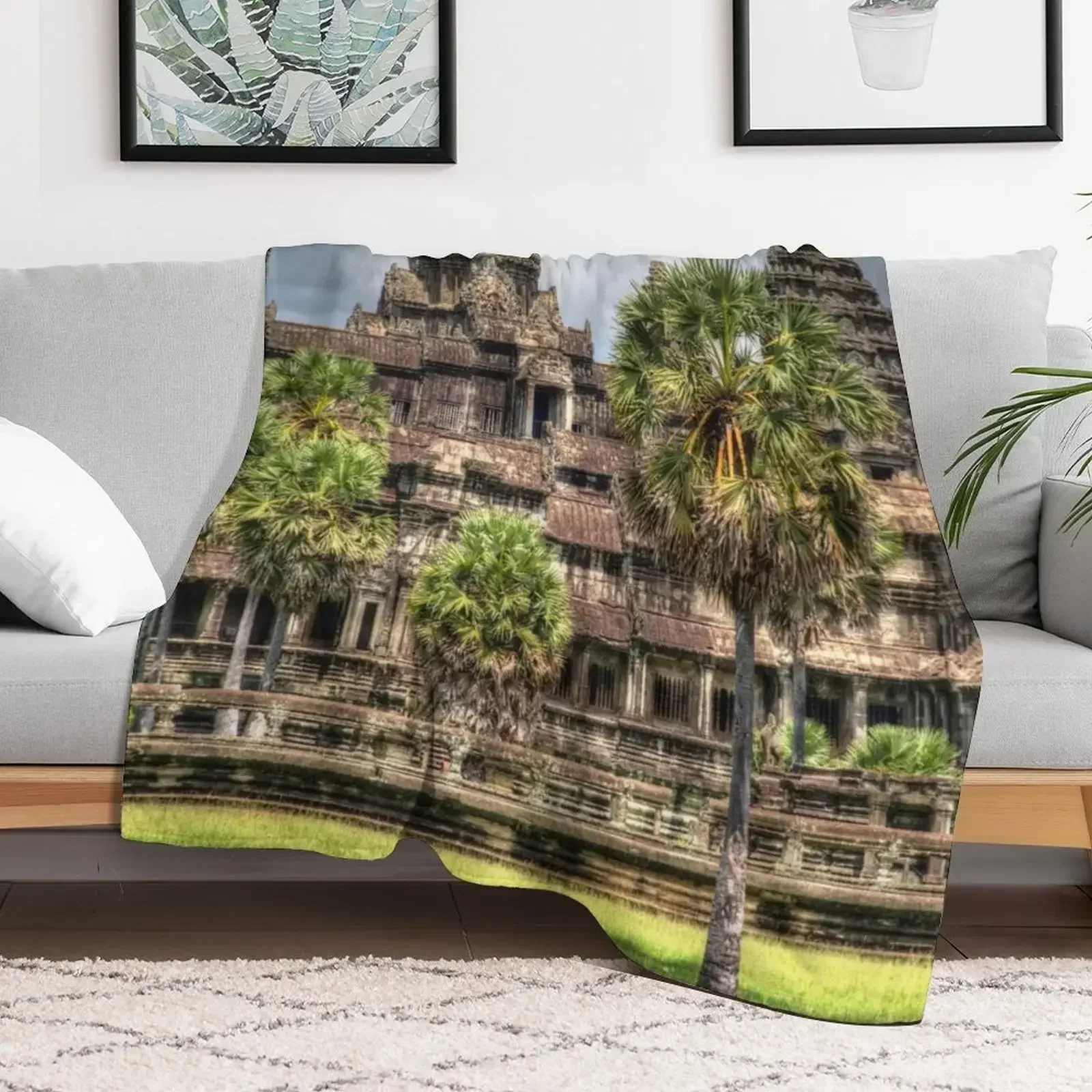 Одеяло Angkor Wat Temple Cambodia покрывала на кровать плюшевые одеяла