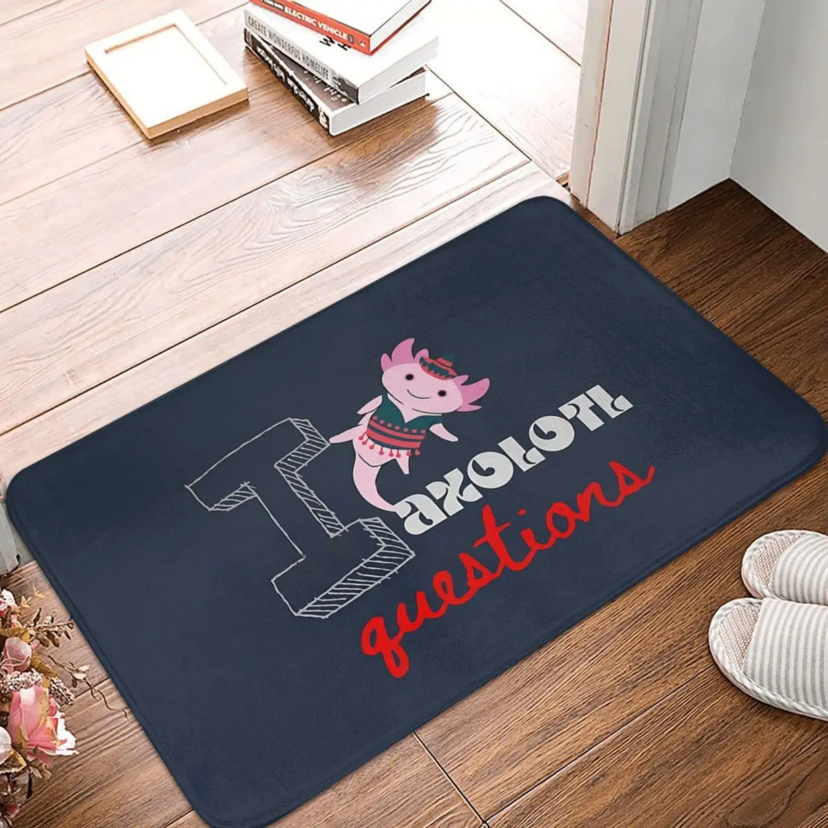

Questions NevyBath Mat Axolotl Lover Doormat Living Room Carpet Entrance Door Rug Home Decor