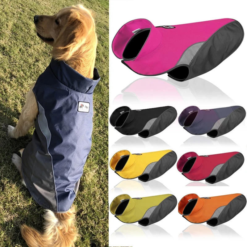

Reflective Pet Dog Clothes Waterproof Dog Coat Pet Jacket Puppy Vest Warm Outfit Clothing for Big Dogs XS-XXXL