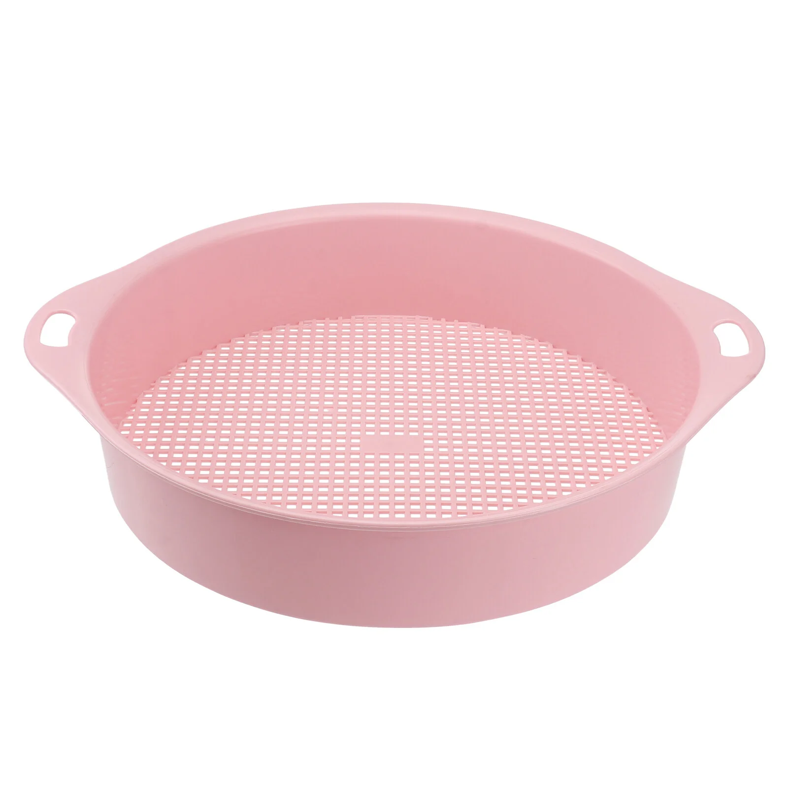 

Beach Toy riddle for composy soil stone mesh sieve with handle ( )