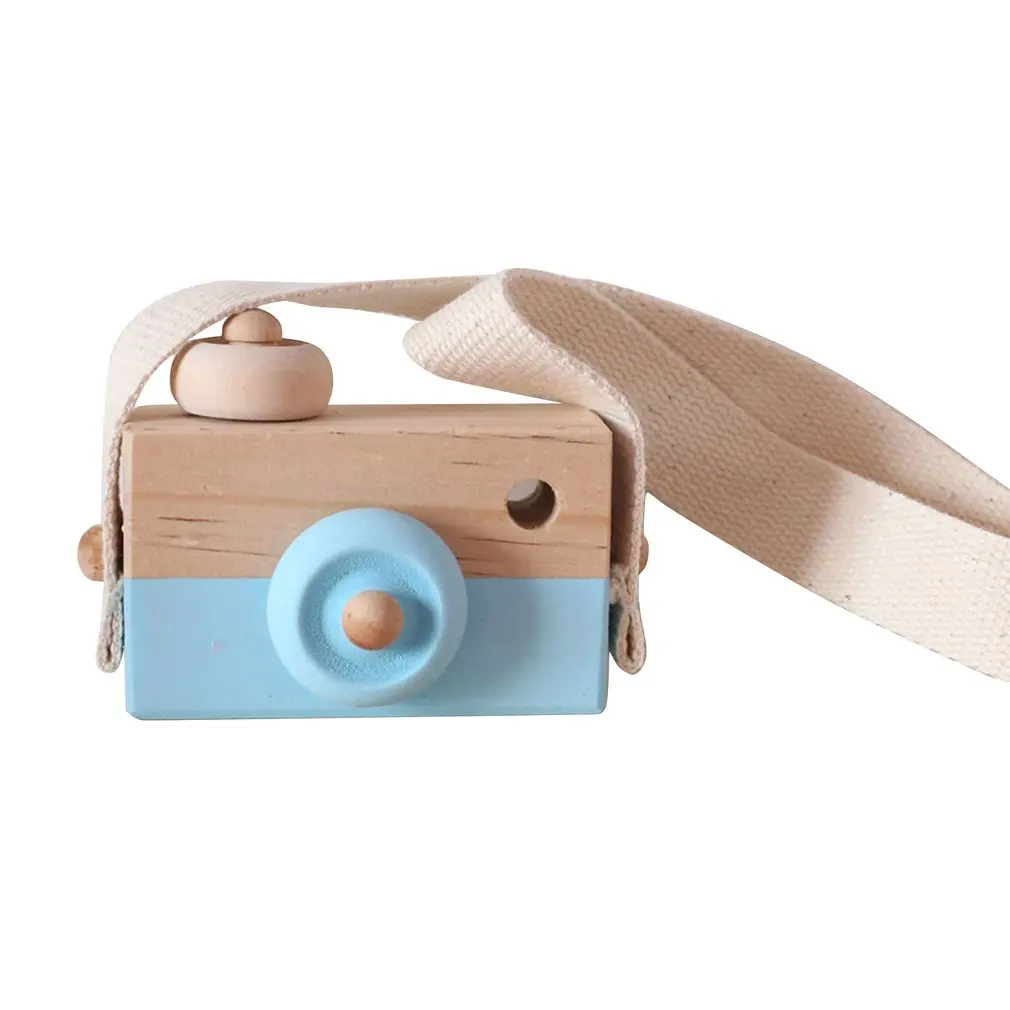 

Деревянная мини-камера, детская игрушка, Шейная подвесная фотография, реквизит для детей, малышей, детская комната, подвесной декор, подарок
