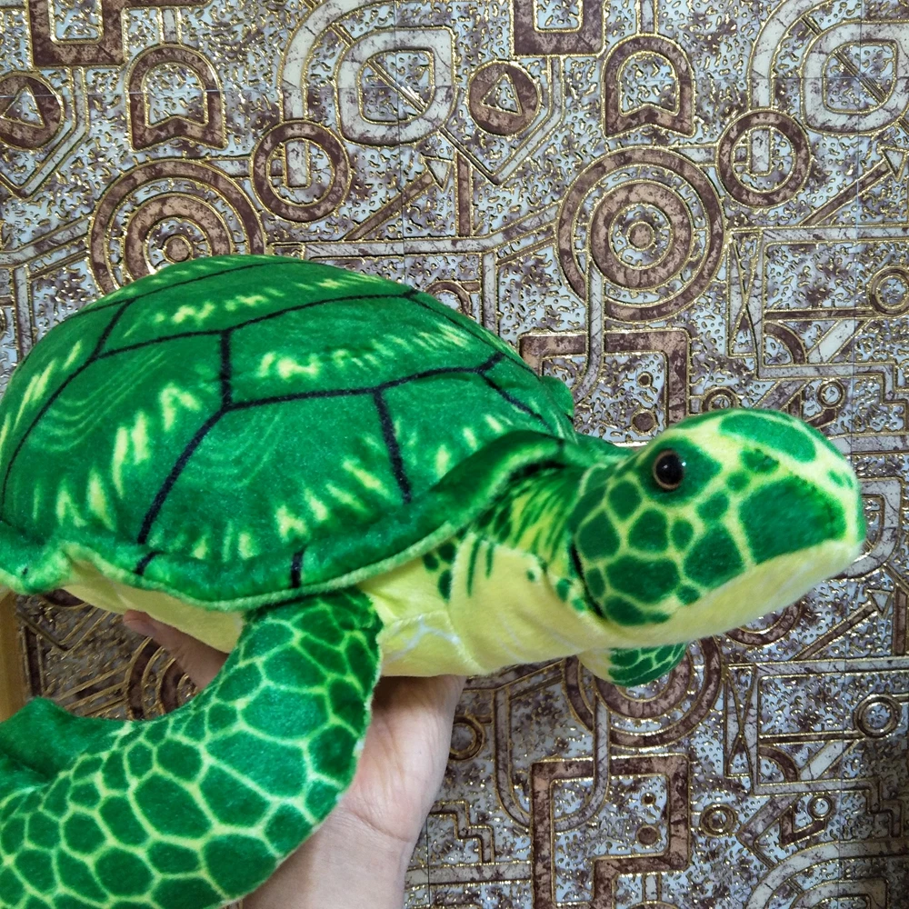 Детская мягкая плюшевая игрушка подушка-черепаха морское животное подарок на