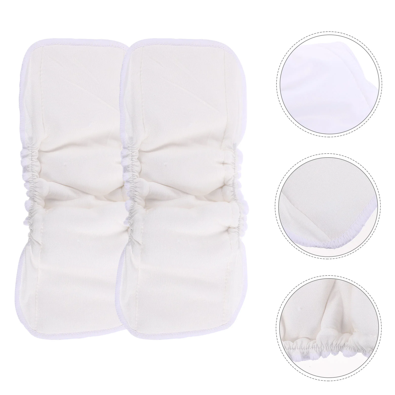 

6pcs Baby Cloth Diaper Comfortable Reusable Infant Diaper Inserts Diaper Pads Liners