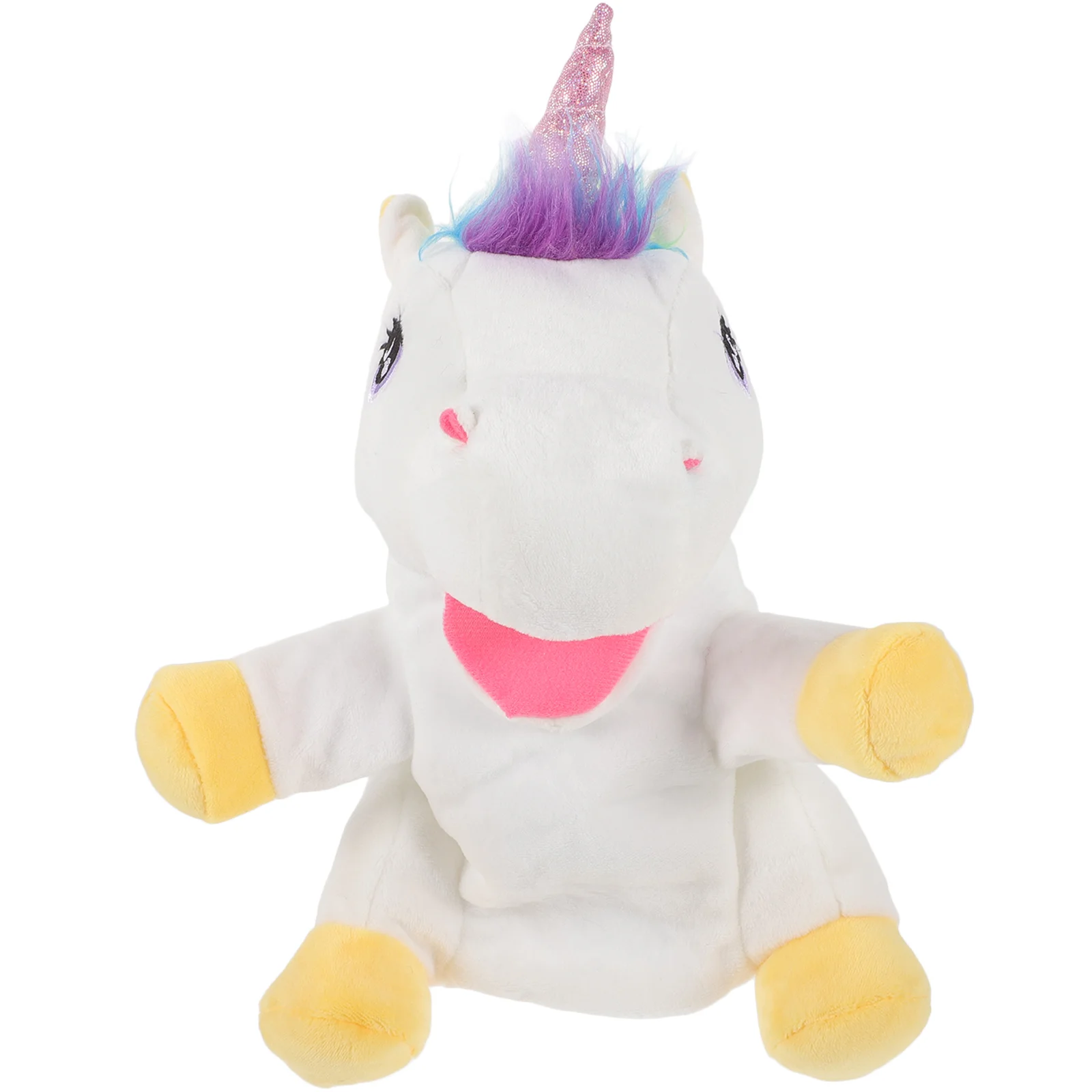 

Large Size Unicorn Hand Puppet Child Baby Educational Toys Storytelling Cotton Realistic