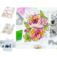 2022 new magnolia metal cutting dies stamps diy greeting card handmade craft stencil set scrapbook decoration embossing template