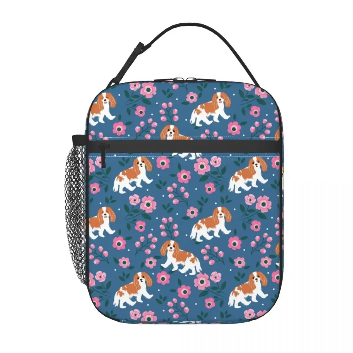 Blenheim Cavalier King Charles Spaniel собака изолированная сумка для обеда пикника на открытом