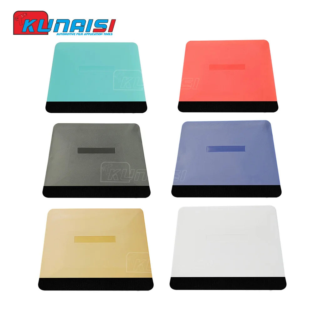 

Мягкий синий скребок KUNAISI 5 шт., жесткий розовый скребок, виниловая автомобильная пленка, угловая отделка окон, тонировка, инструменты для установки, пленка