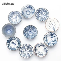 36 styles blue and white porcelain teacups ceramic kung fu tea set single cup chinese style tea bowls business gift ink pattern