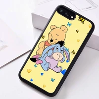 pooh bear piglet eeyore phone case rubber for iphone 12 11 pro max mini xs max 8 7 6 6s plus x 5s se 2020 xr cover