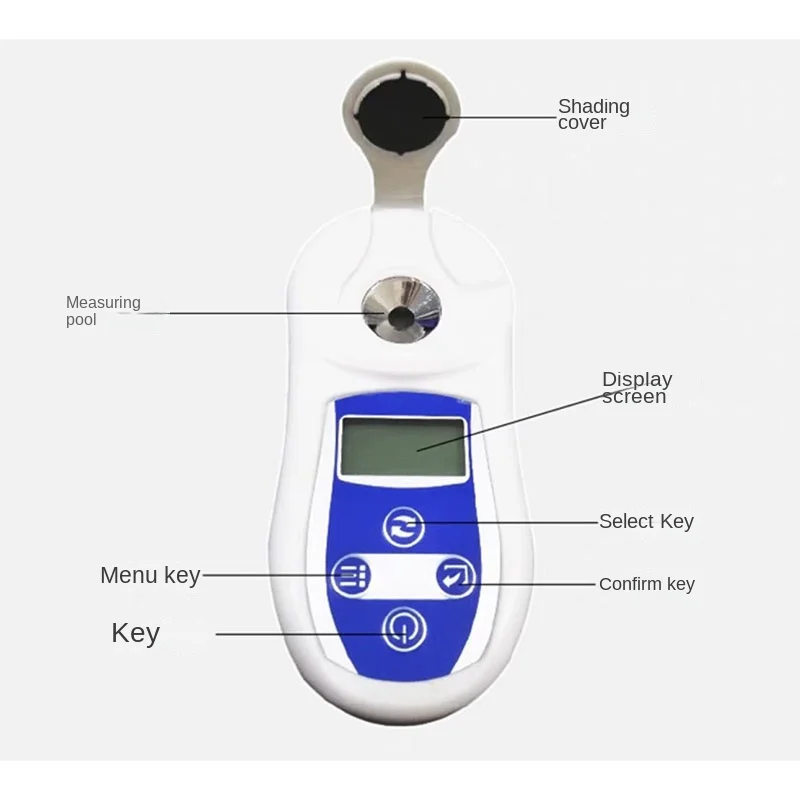 Спиртометр автоматический рефрактометр 0-75% Рефрактометр оптометрическое
