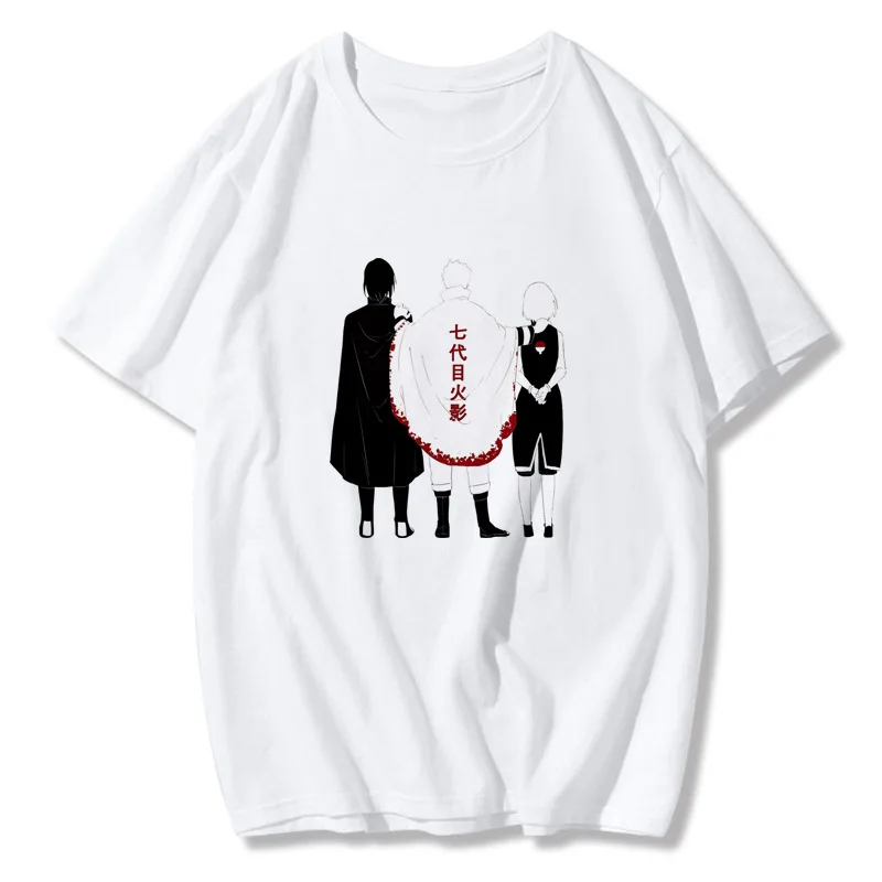 

2022 Summer New NARUTO Cartoon Animation Handsome Personality Creative Printing T-shirt Men's Clothing