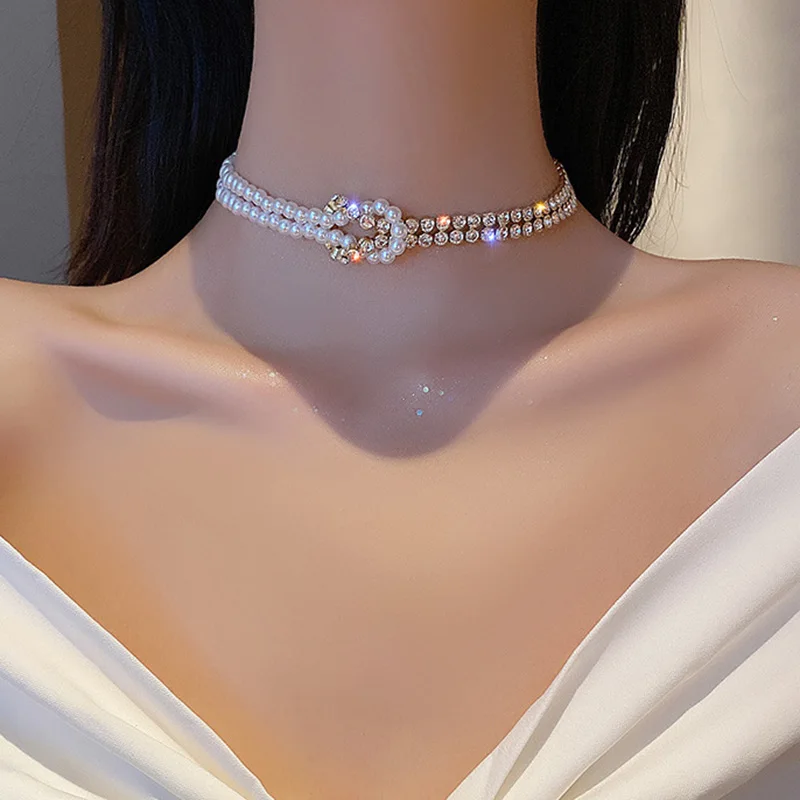 

Ожерелье-чокер регулируемое креативное ожерелье цепочка до ключиц модные ювелирные изделия для женщин и девочек