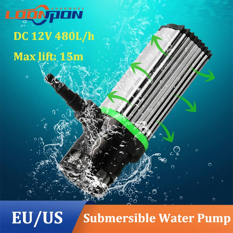 

Погружной мини-насос Loonpon, 12 в пост. Тока, 30 Вт