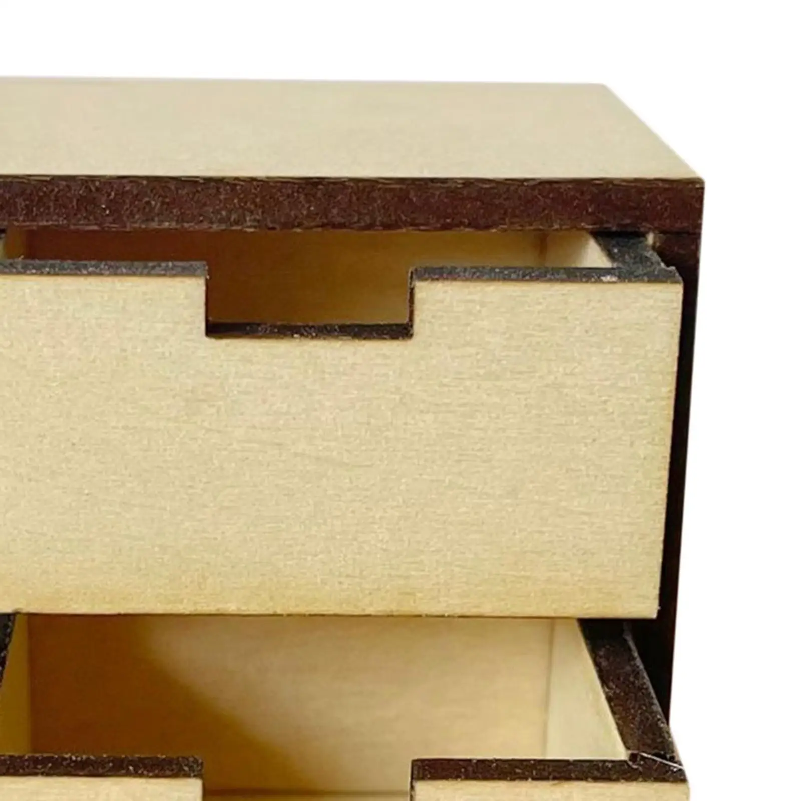 

Miniature Dollhouse Drawer Dollhouse Furniture Accessory Miniature Cupboard Landscape Dollhouse Furniture for Birthday Gifts