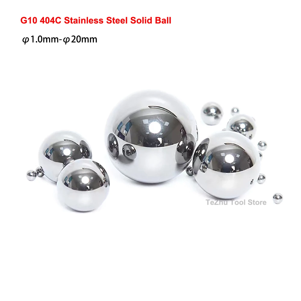 G10 404C Твердые гладкие шариковые бусины из нержавеющей стали 9Cr18Mo Высокоточные