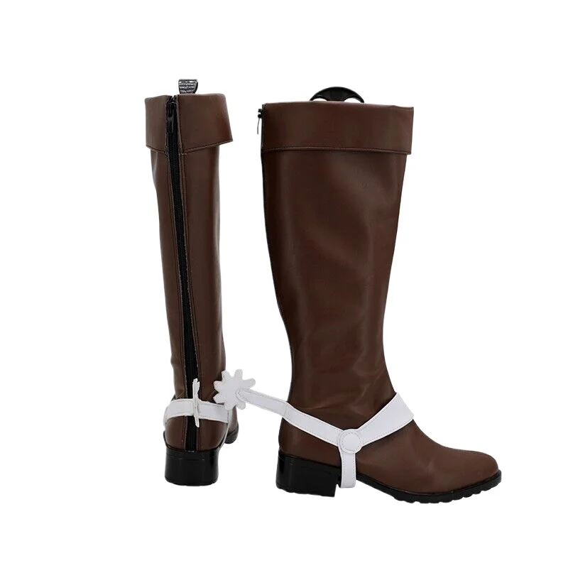 Игра Обувь для косплея JoJo's Bizarre Adventure Diego Brando Schuhe Косплей Stiefel