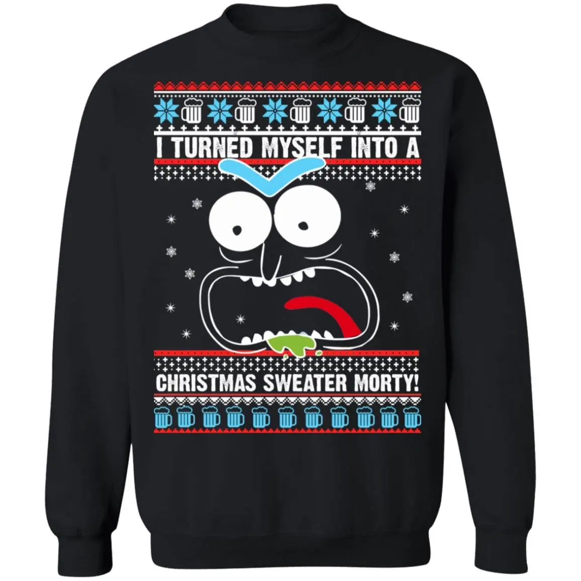 

I Turned Myself Into A Christmas Sweater. Funny Xmas Gift Hoodie New 100% Cotton Comfortable Casual Mens Sweatshirt Streetwear