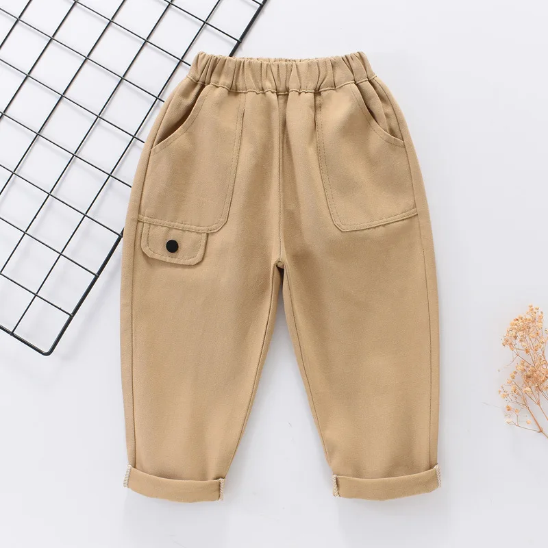 

Брюки-карго хлопковые однотонные, на возраст 1 + лет