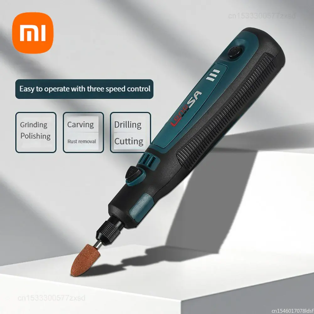 

Xiaomi Longsa Mini Grinder Engraver Pen Cordless Electric Grinder Set Engraving Grinding Machine Polisher Electric Drill Tools