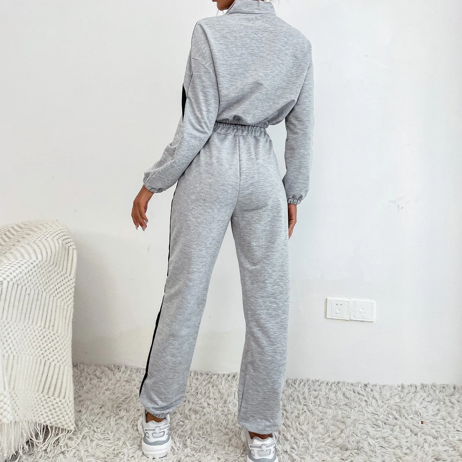 Новинка сезона осень/зима 2024 модные женские повседневные спортивные Леггинсы