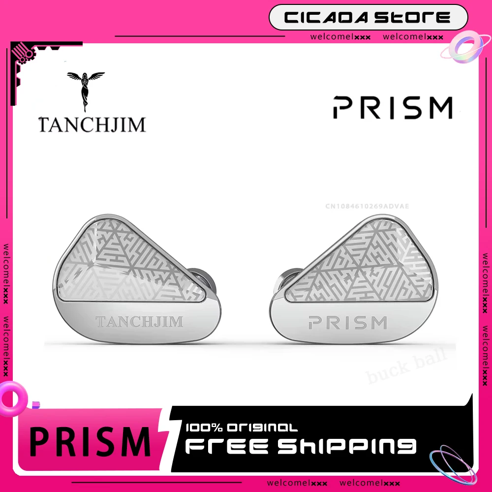 TANCHJIM PRISM Наушники-вкладыши HIFI DMT 1DD + 2BA Гибридный драйвер Высокое качество IEM