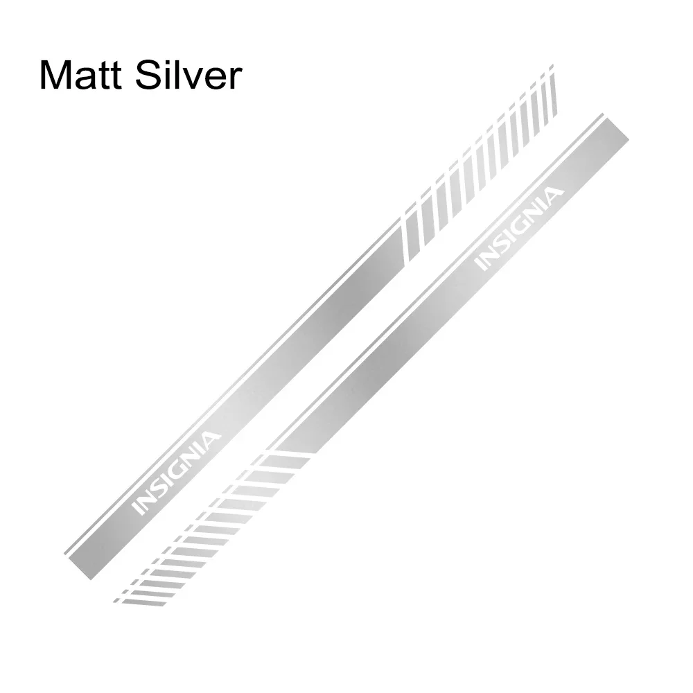 

Наклейки на автомобильные двери и боковые юбки, 2 шт., аксессуары для тюнинга Opel Insignia, декор для автомобиля, графические виниловые наклейки в полоску