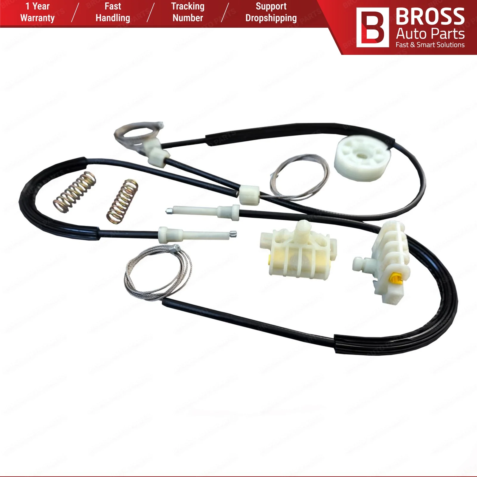 Bross BWR5102 электрическая мощность регулятор окна Ремонтный комплект передняя