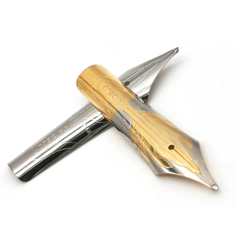 

Kaigelu Nib Maple Leaf Long Knife Grinding Tip Compatible with Jinhao100 Jinhao450 Yong Sheng 699 Majohn T1 C1 Fountain Pen