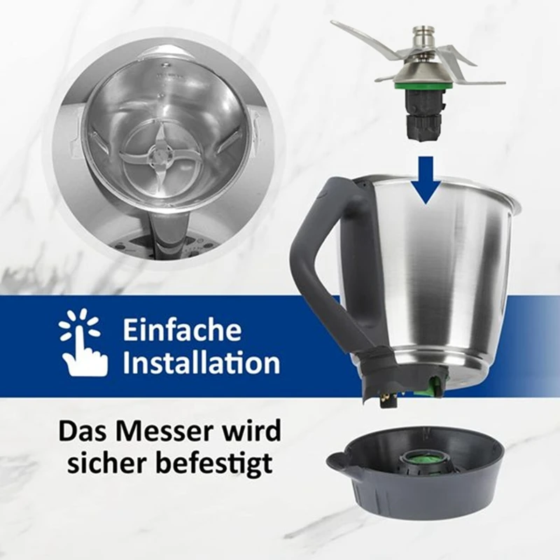 Замена лезвия блендера для деталей кухонного комбайна Thermomix TM5 TM6 нож смешивания