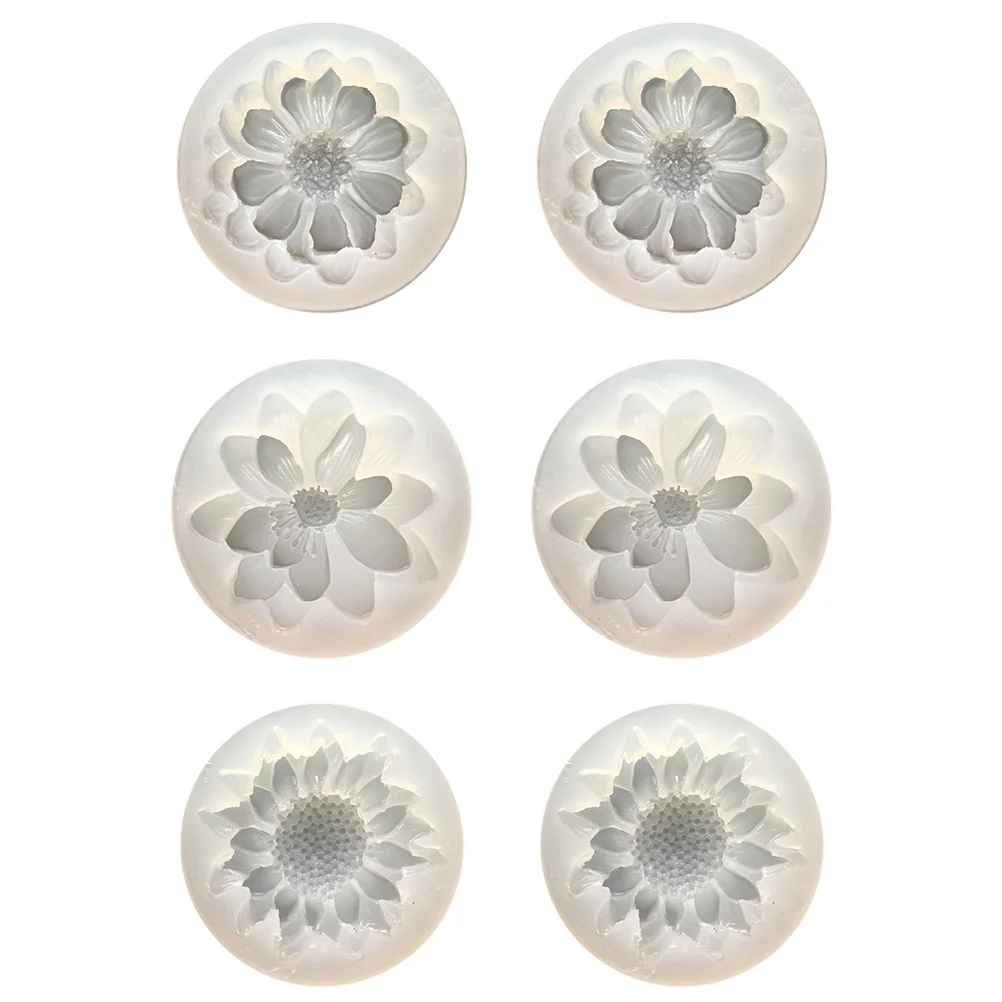 

Flower Mold Epoxy Silicone Crystal Resin 3D Molds Casting Snowflake Diy Fondant Candy Wax Making Soap Jewelry Gumpaste Tools