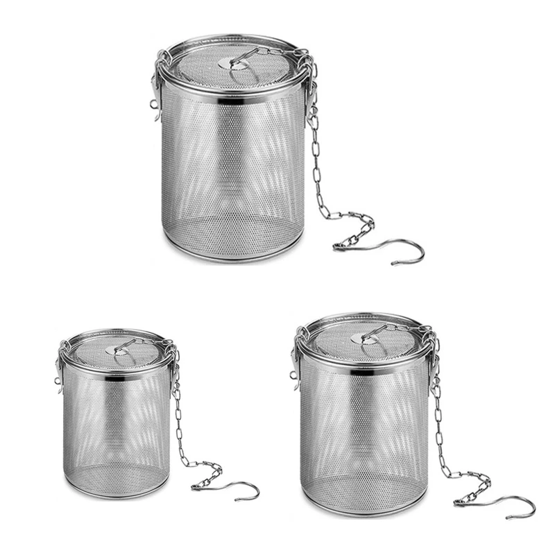 

Spice Seasoning Strainer Stainless Steel Tea Ball Strainer Soup Seasonings Separation Basket Spice Filter 3 Sizes Choose