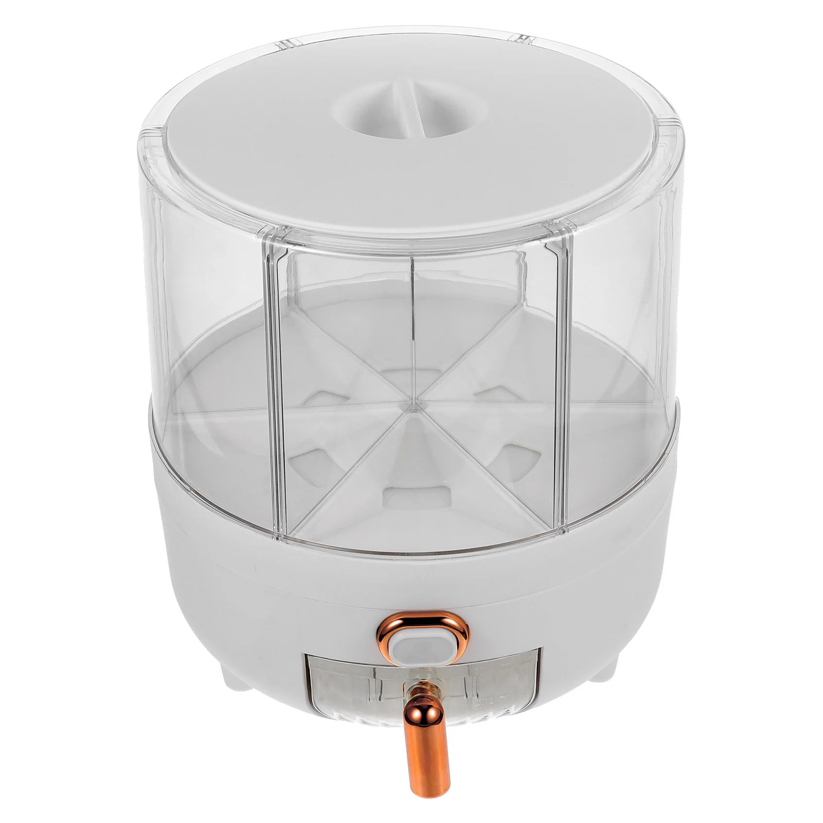 

Контейнер для муки, многозернистая коробка для хранения, диспенсер для бобов, кухонный держатель для риса 22x22x24, 5 см, белый ПП, для детей